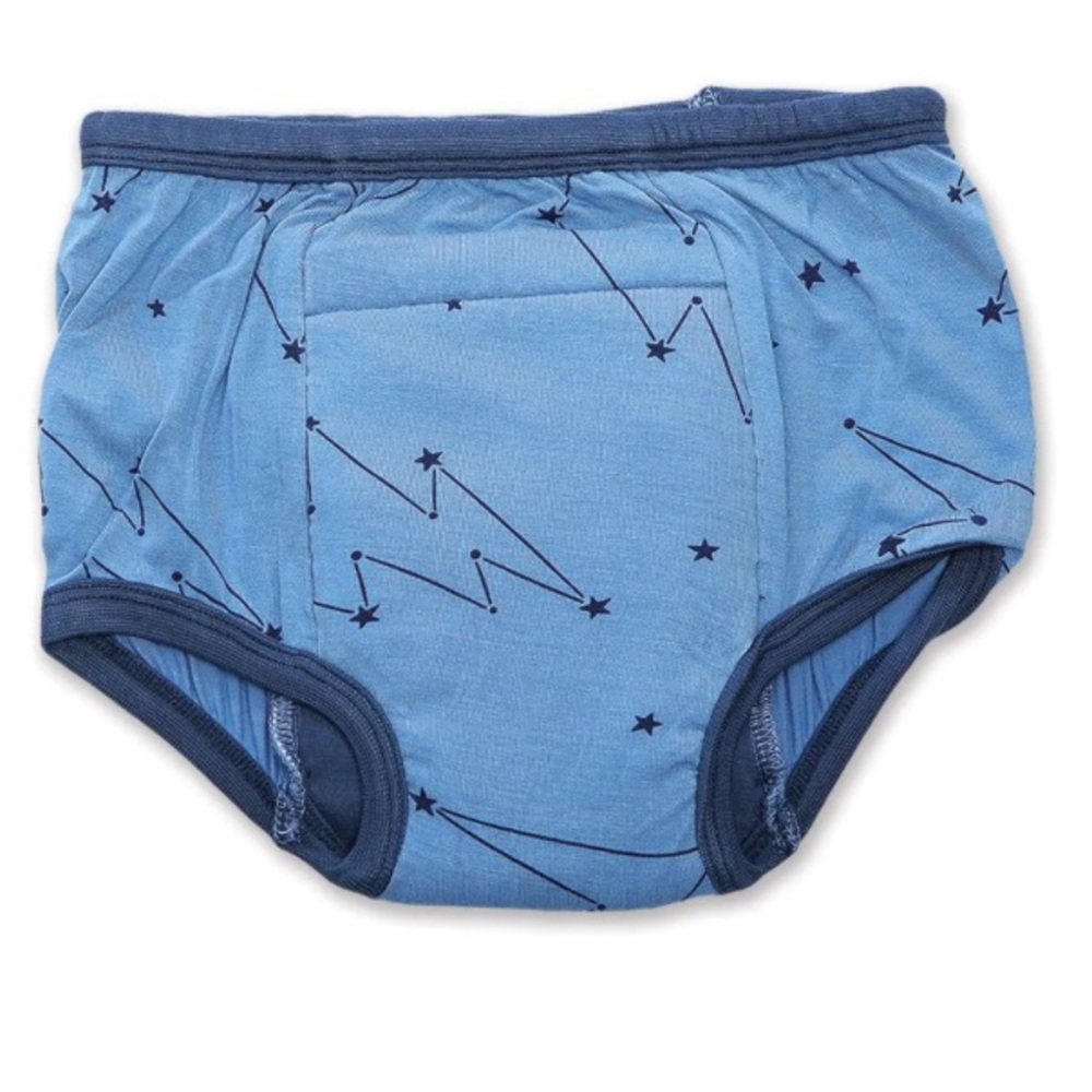 Silkberry Baby Bamboo Training Pants | Light Up the Sky Print
